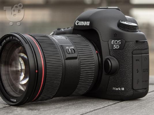 PoulaTo: Ολοκαίνουρια Canon - EOS 5D Mark III DSLR φωτογραφική μηχανή με 24-105mm f / 4L IS Lens - Μαύρο